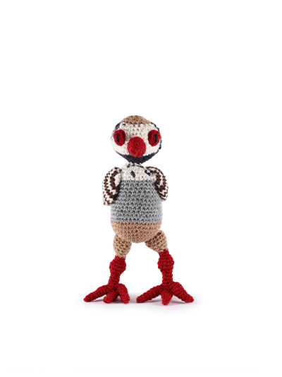 Felix the Red-Legged Partridge crochet pattern